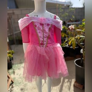 Pink Princess Aurora Kids Costume